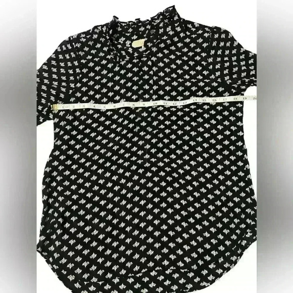The Loft Women’s blouse with ruffle mandarin collar size small - Picture 5 of 7